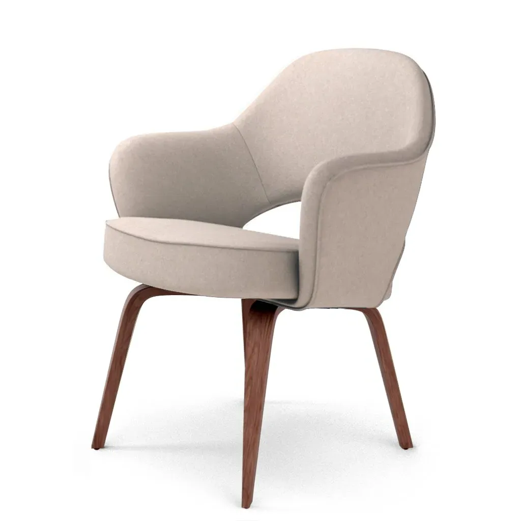 Saarinen Executive Armchair - Cape Sands, Cashmere Walnut product