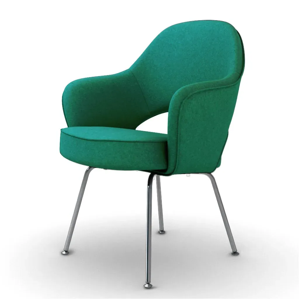 Saarinen Executive Armchair - Pine Green, Steel product