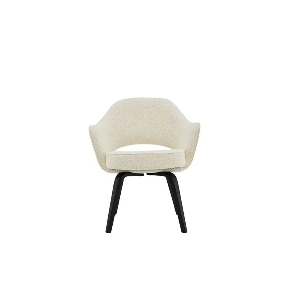 Saarinen Executive Armchair - Woven Merit-Chrome, Walnut product