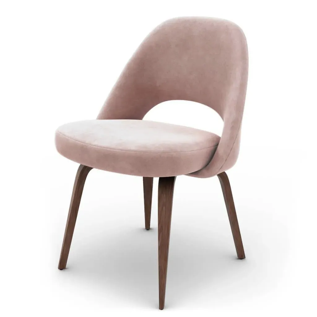 Saarinen Executive Side Chair - Blossom, Velvet product