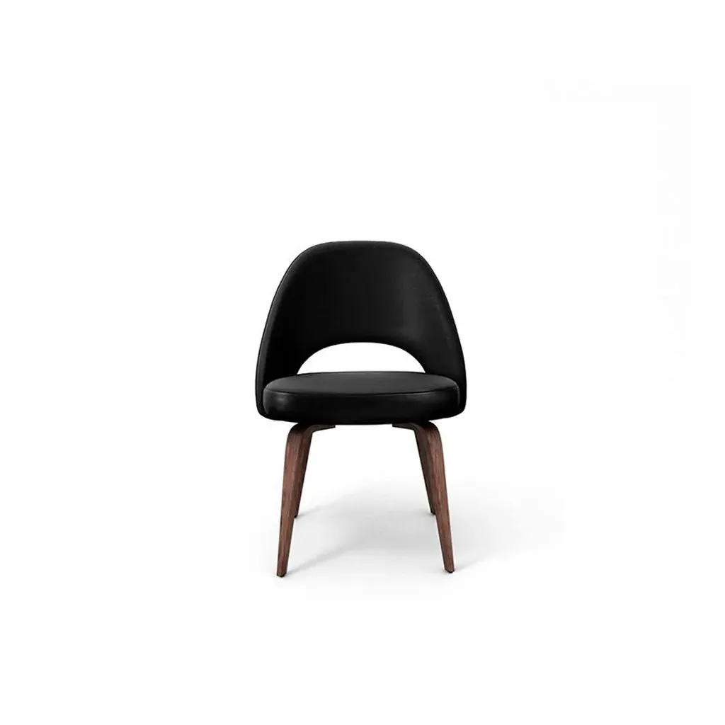 Saarinen Executive Side Chair - Caramel Vintage Leather, Walnut product