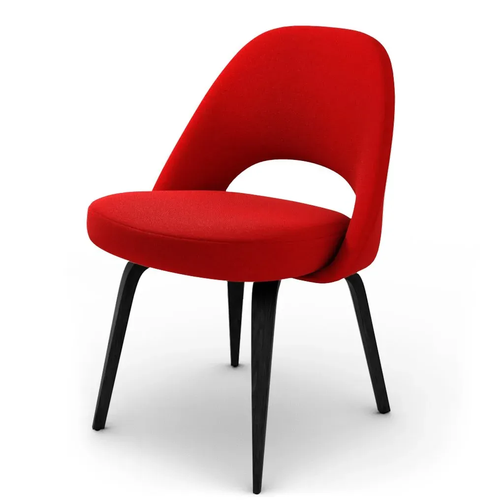 Saarinen Executive Side Chair - Imperial Red, Cashmere product