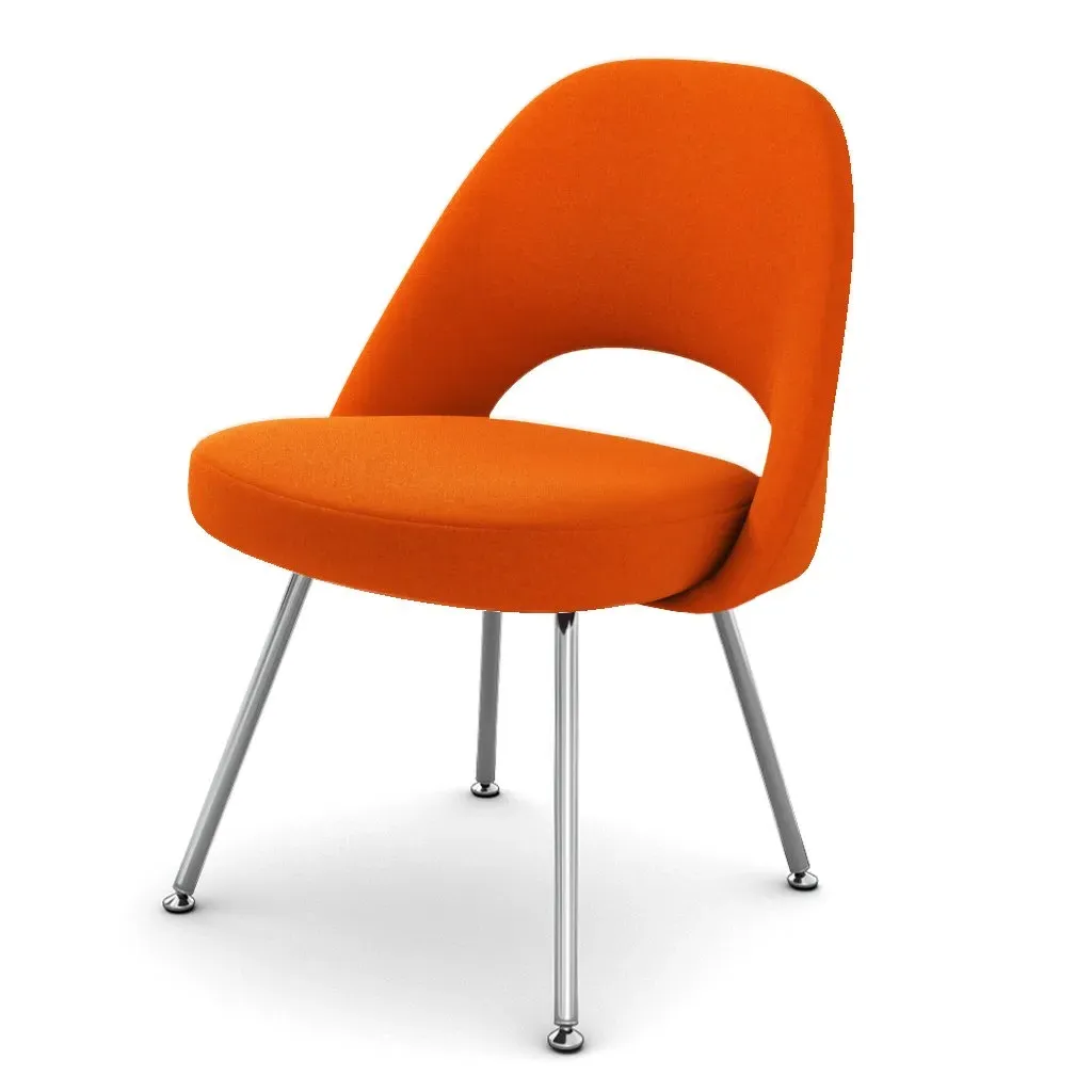 Saarinen Executive Side Chair - Spanish Orange, Cashmere product