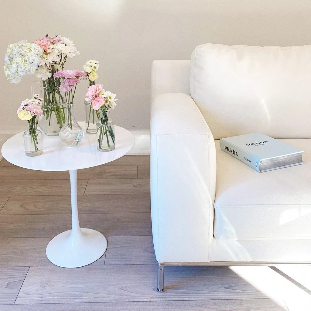 Tulip Side Table - White, MDF product