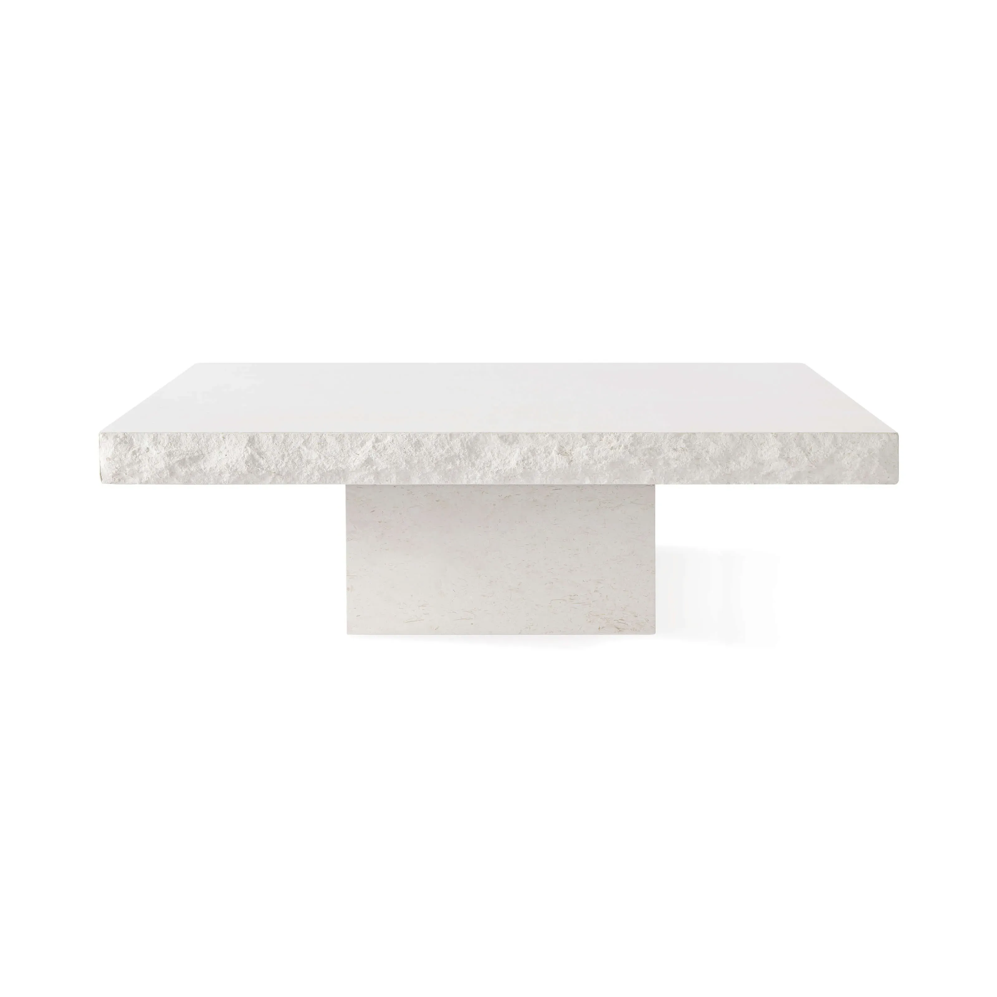 Aspen Square Coffee Table Textured Edge - Moon Light Limestone product