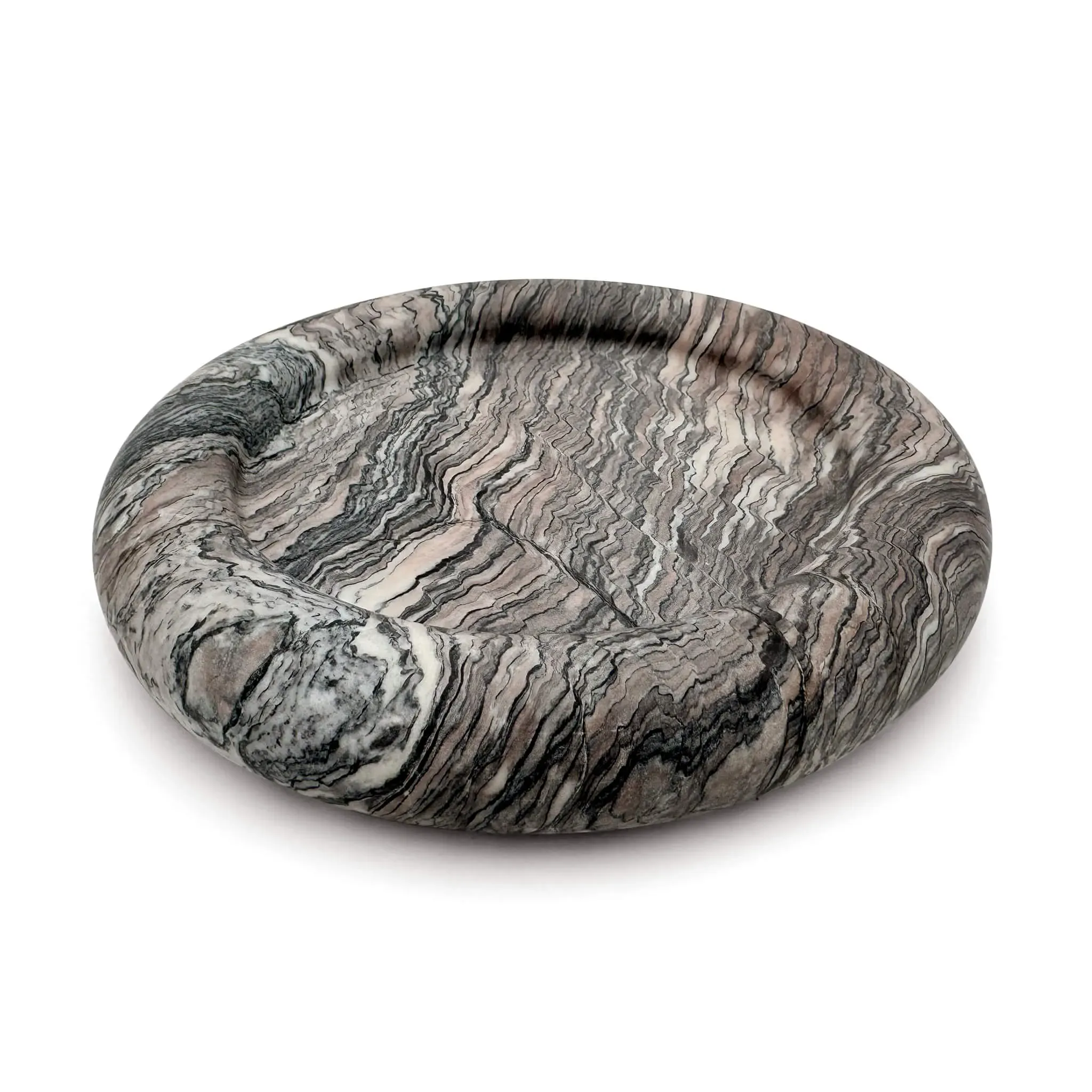 Fez Round Marble Jewelry Dish - Rosso Luana product