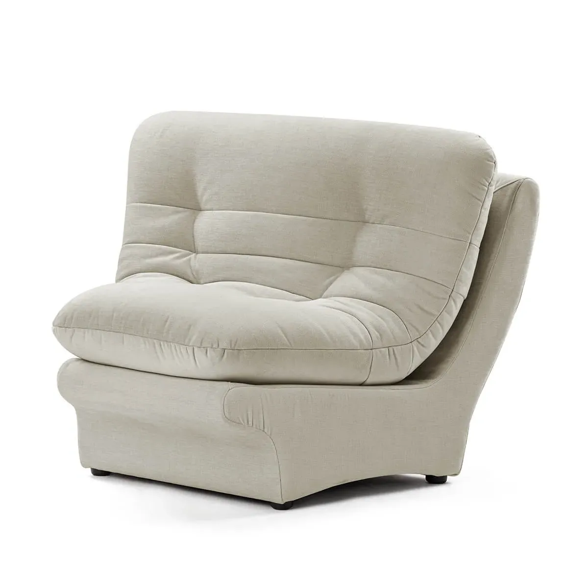 Carsons Corner Module Sectional Sofa - Beige Grey, Chenille product
