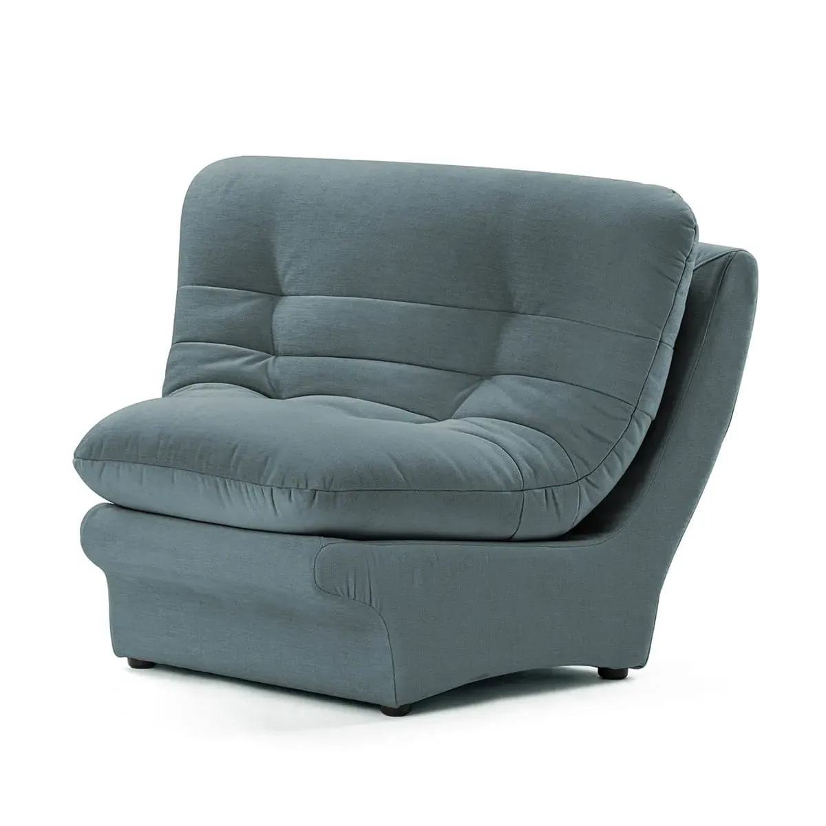 Carsons Curved Modular Corner Sofa - Cerulean Blue, Chenille product