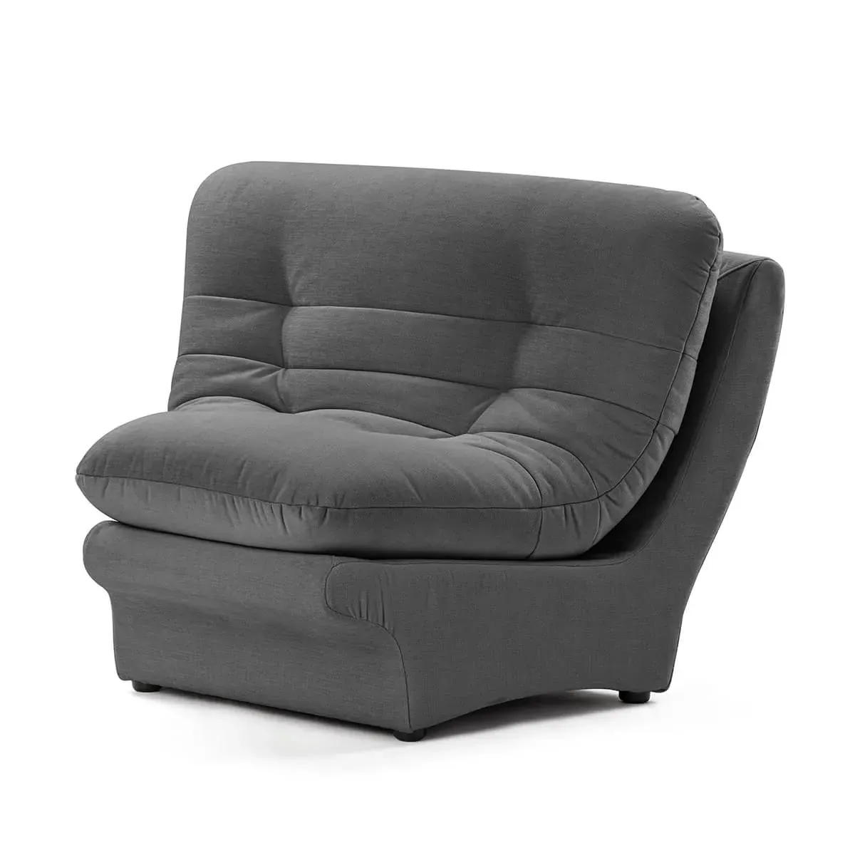 Carsons Curved Modular Corner Sofa - Pewter Grey, Chenille product