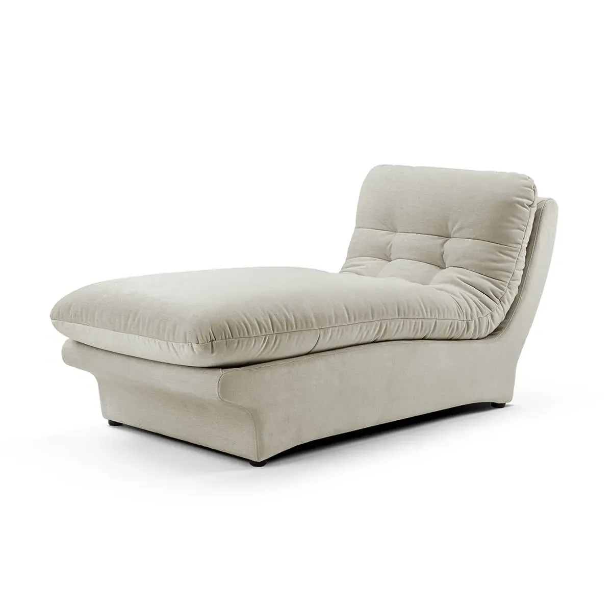 Carsons Curved Modular Sectional Sofa - Beige Grey, Chenille product