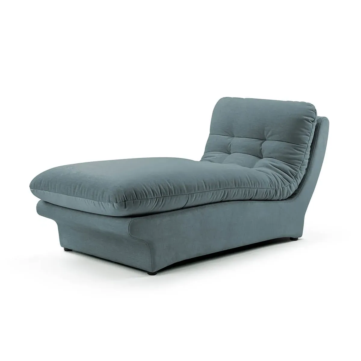 Carsons Curved Modular Sectional Sofa - Cerulean Blue, Chenille product