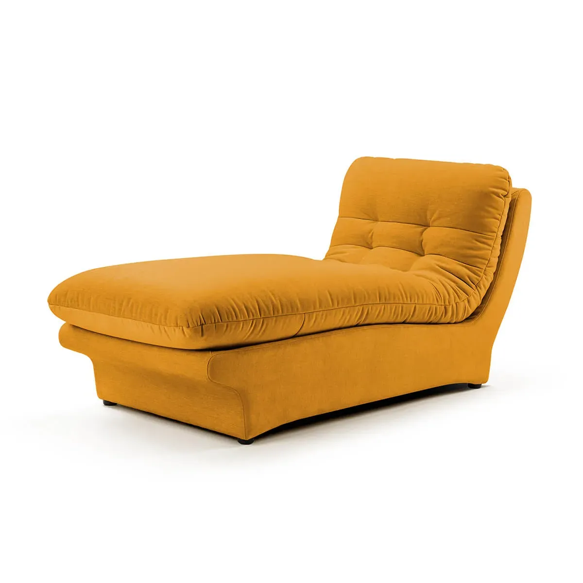 Carsons Curved Modular Sectional Sofa - Mustard Yellow, Chenille product