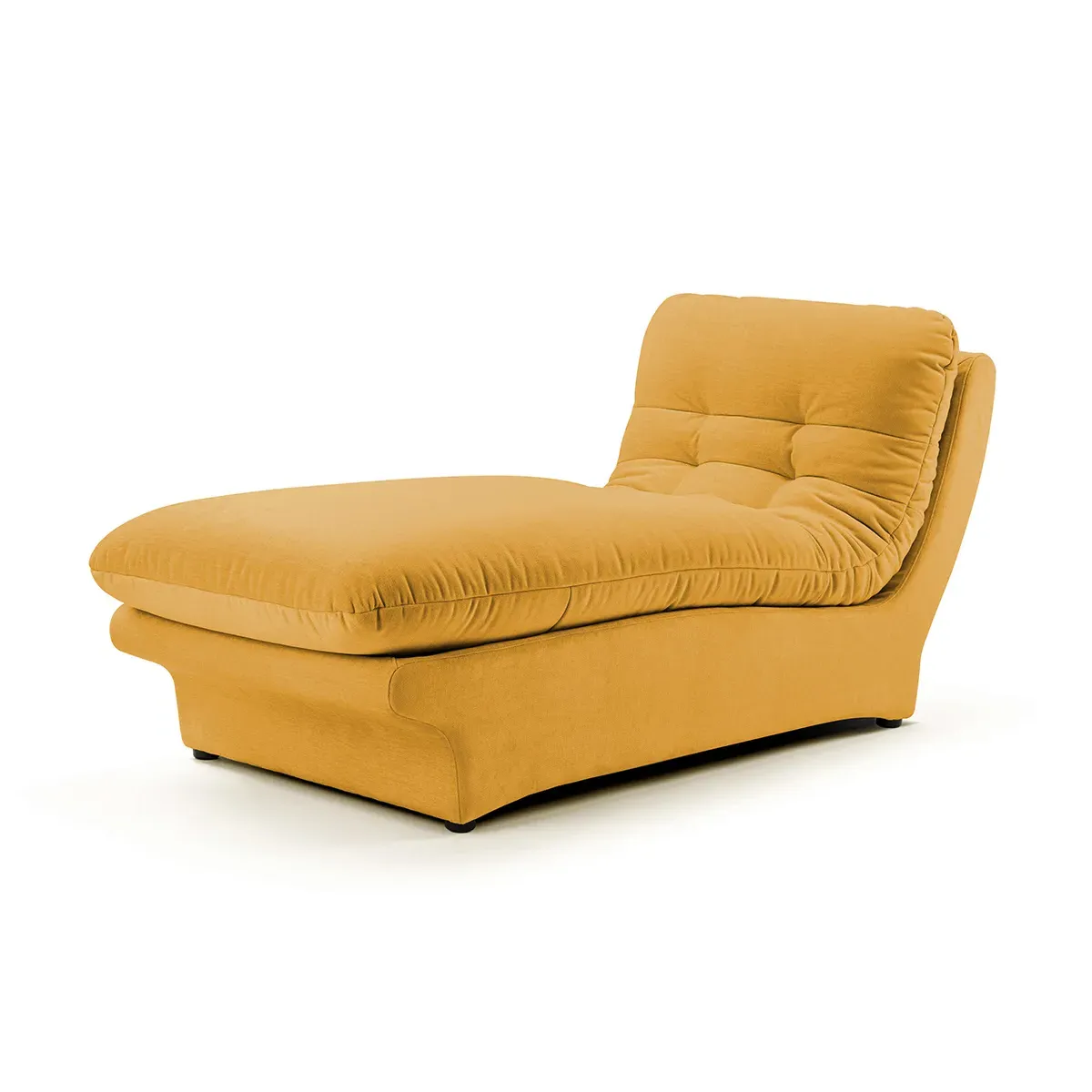 Carsons Curved Modular Sectional Sofa - Saffron, Felt product