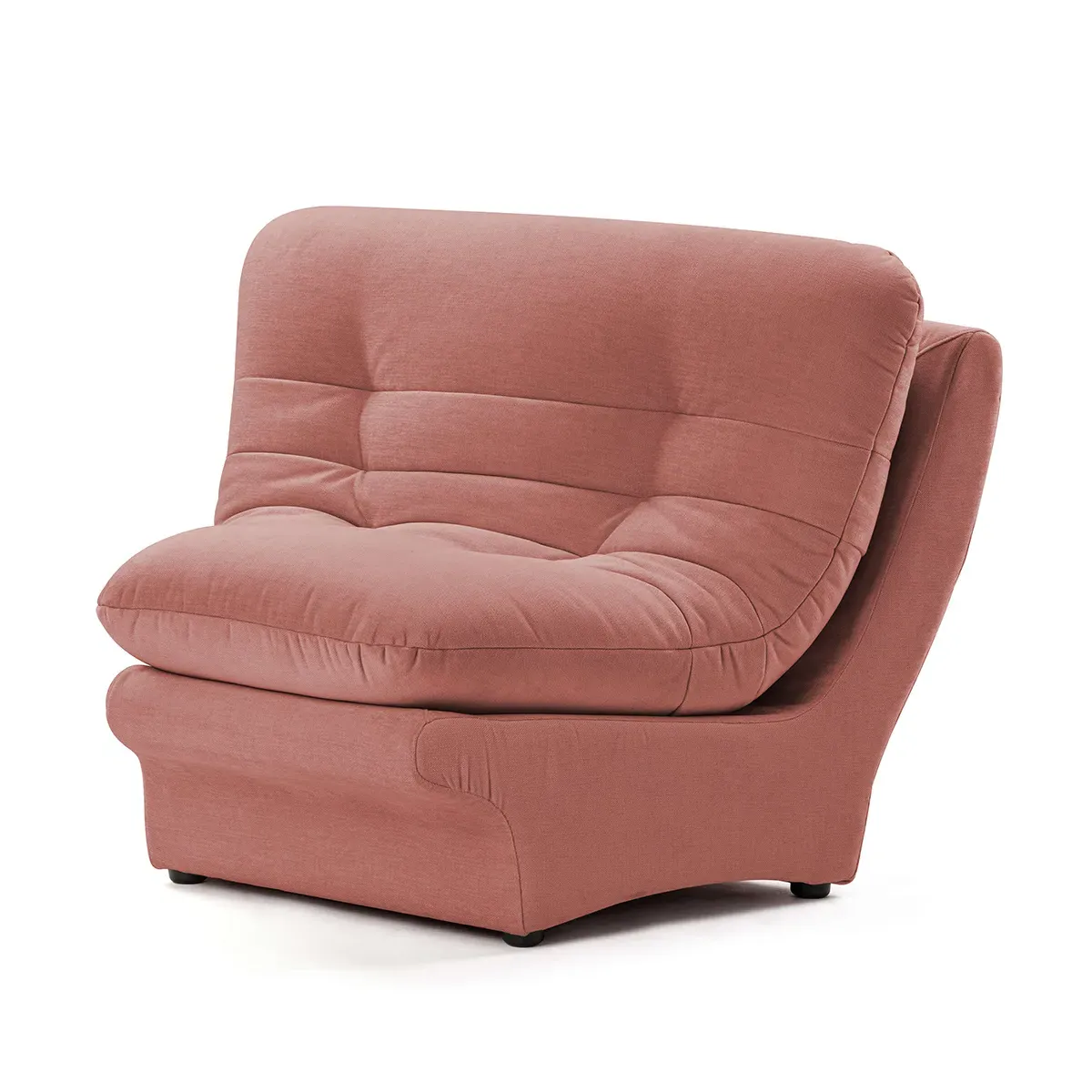 Carsons Mid Century Curved Modular Sectional Sofa - Coral Haze product
