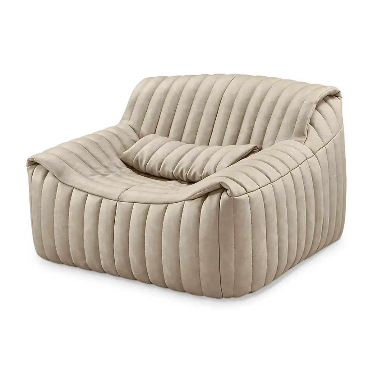 Cinna Sandra Lounge Chair - Ivory Cream, Vegan Leather product