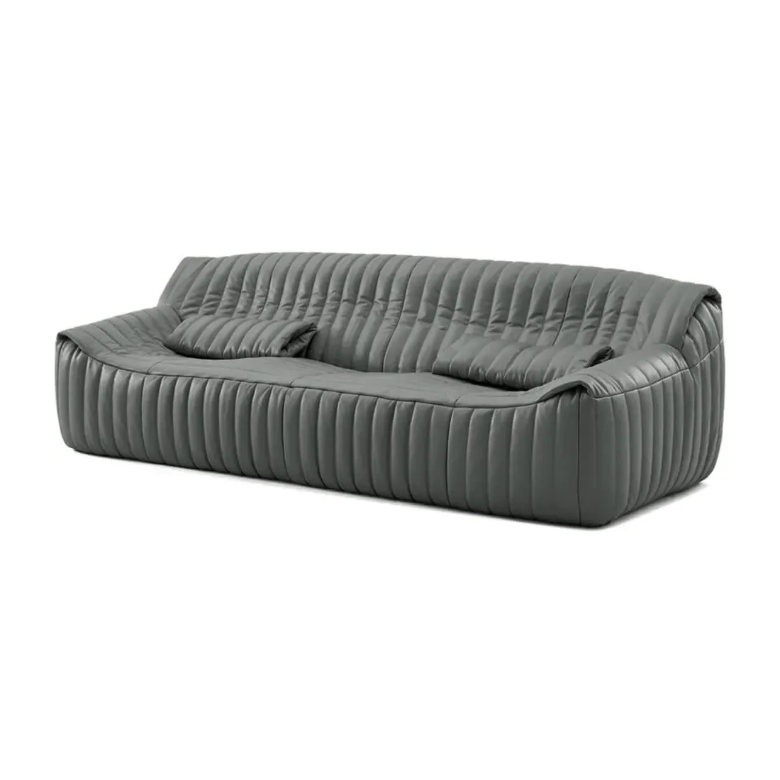 Cinna Sandra Sofa - Distressed Storm Grey, Vegan Leather product