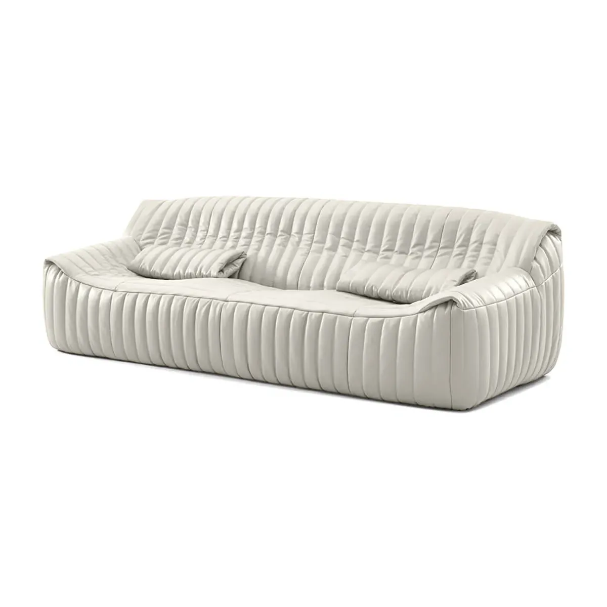 Cinna Sandra Sofa - White, Aniline Leather product
