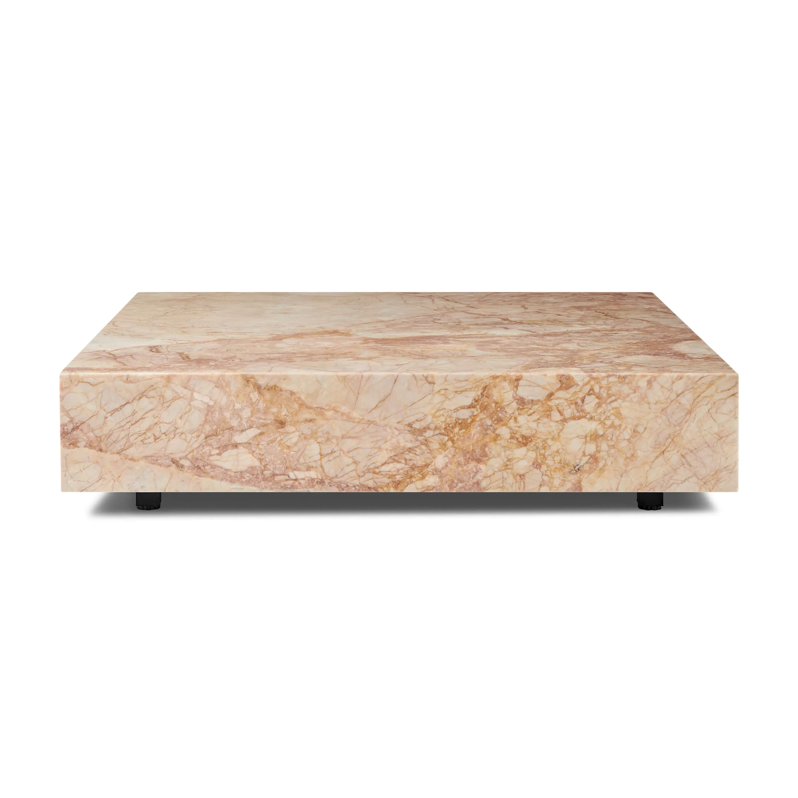 Giro Square Coffee Table - Aurora Rosa Marble product