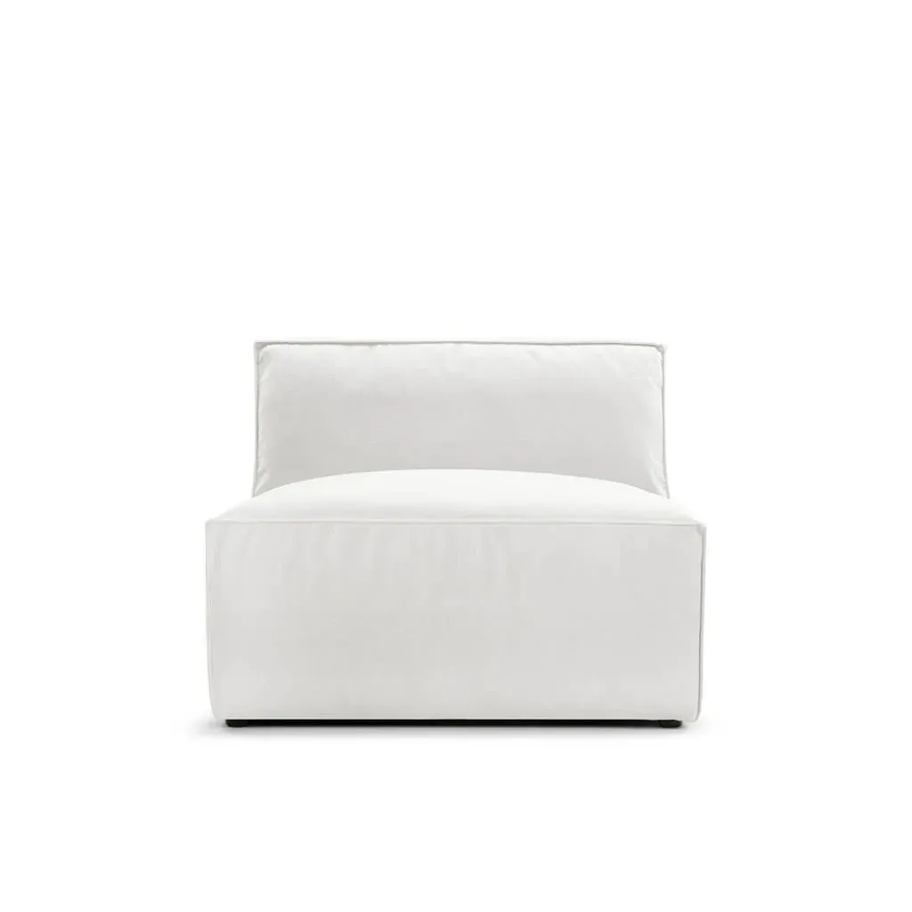 Oasis Low Profile Modular Sofa Middle Module - Evergreen, Chenille product