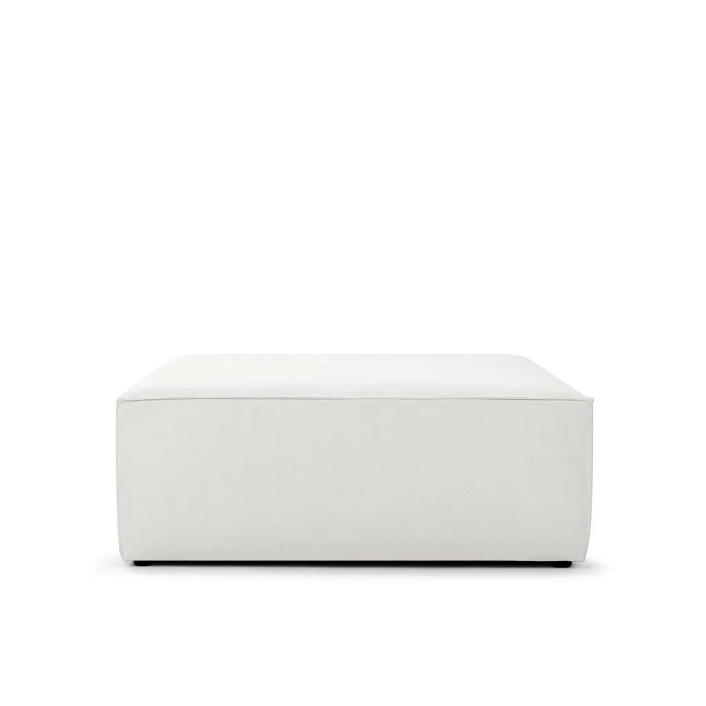 Oasis Modular Block Sofa Ottoman - Natural, Performance Felt product