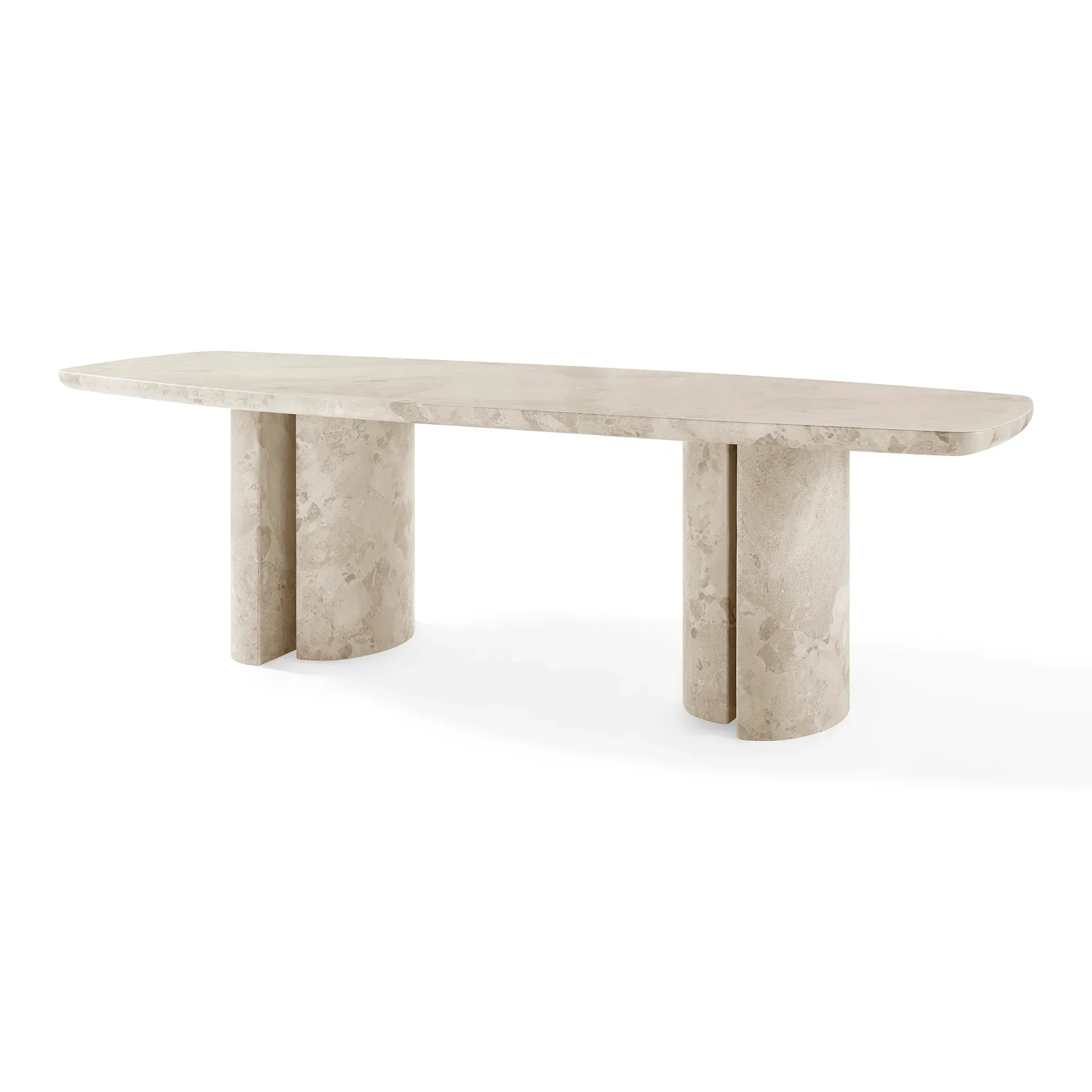 Savra Oval Dining Table - Ambrosia Marble product