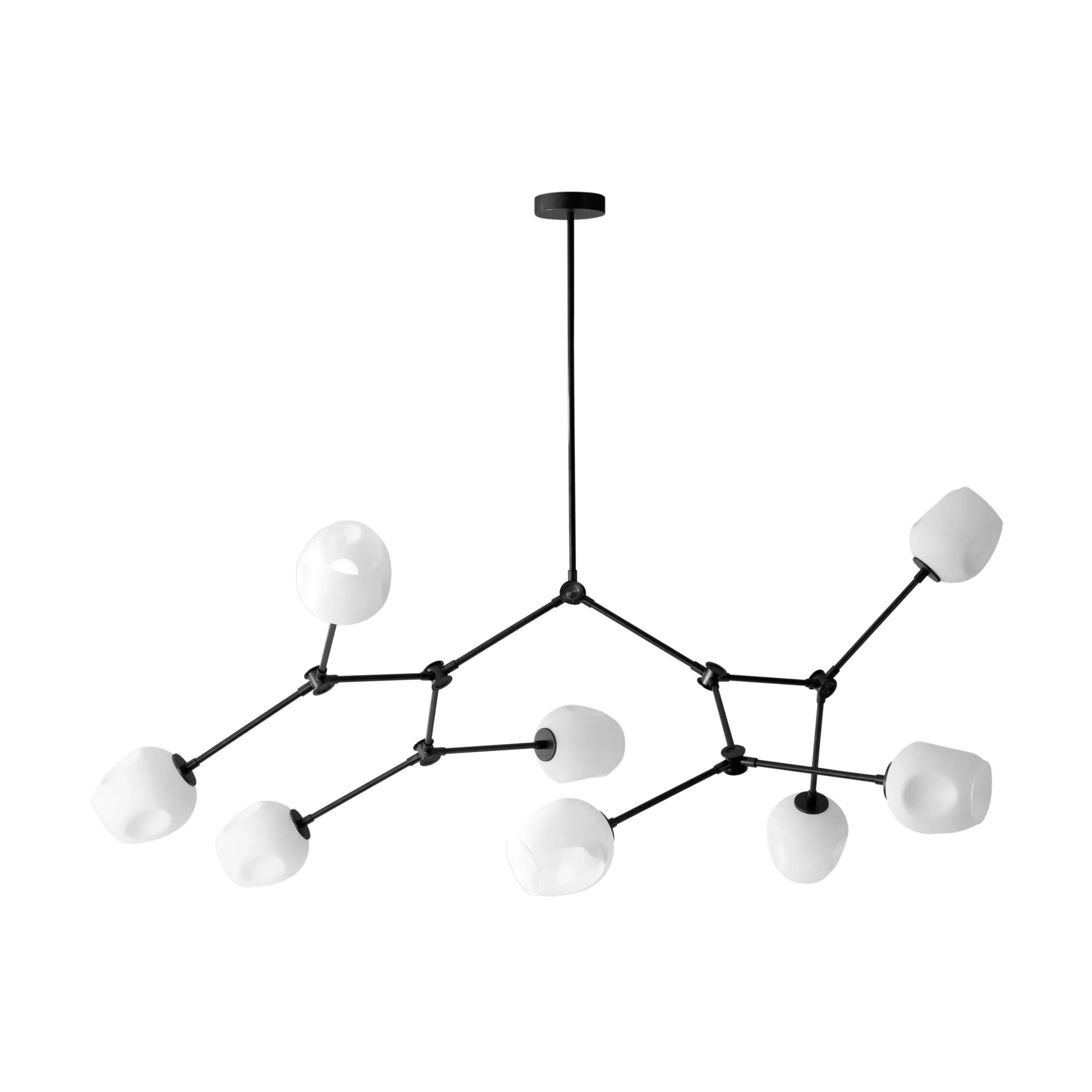 Sculptural Industrial Small Drop Chandelier product