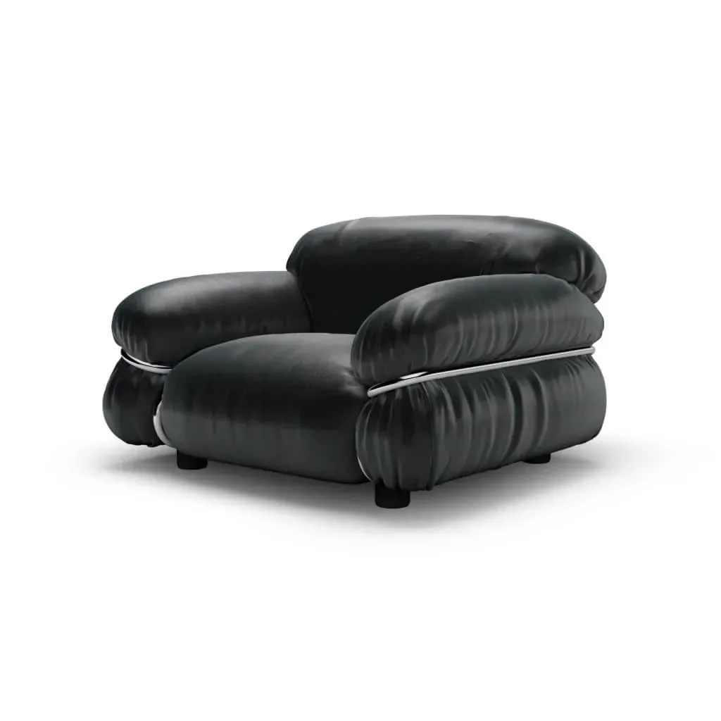 Sesann Single Sofa - Aniline Black product