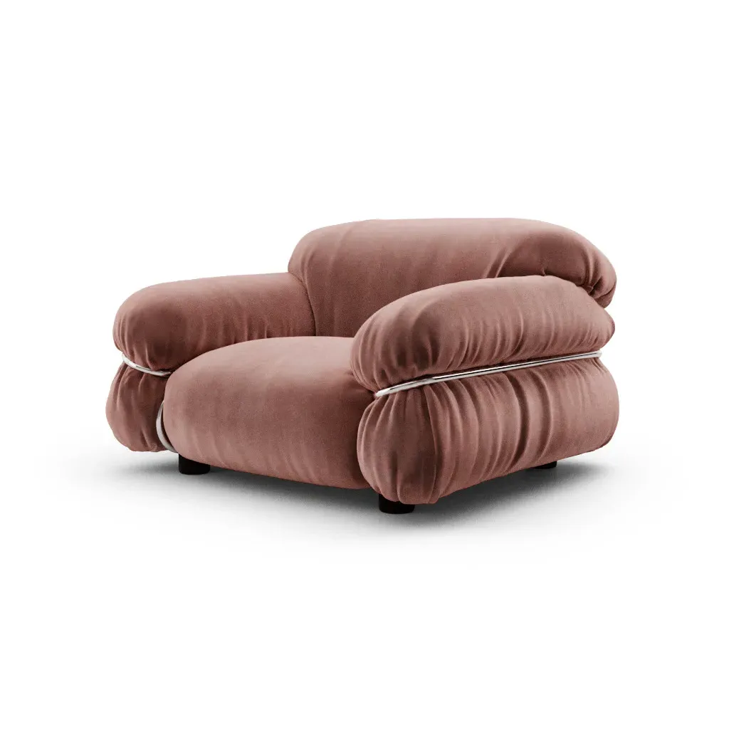 Sesann Single Sofa - Petal, Cotton Velvet product