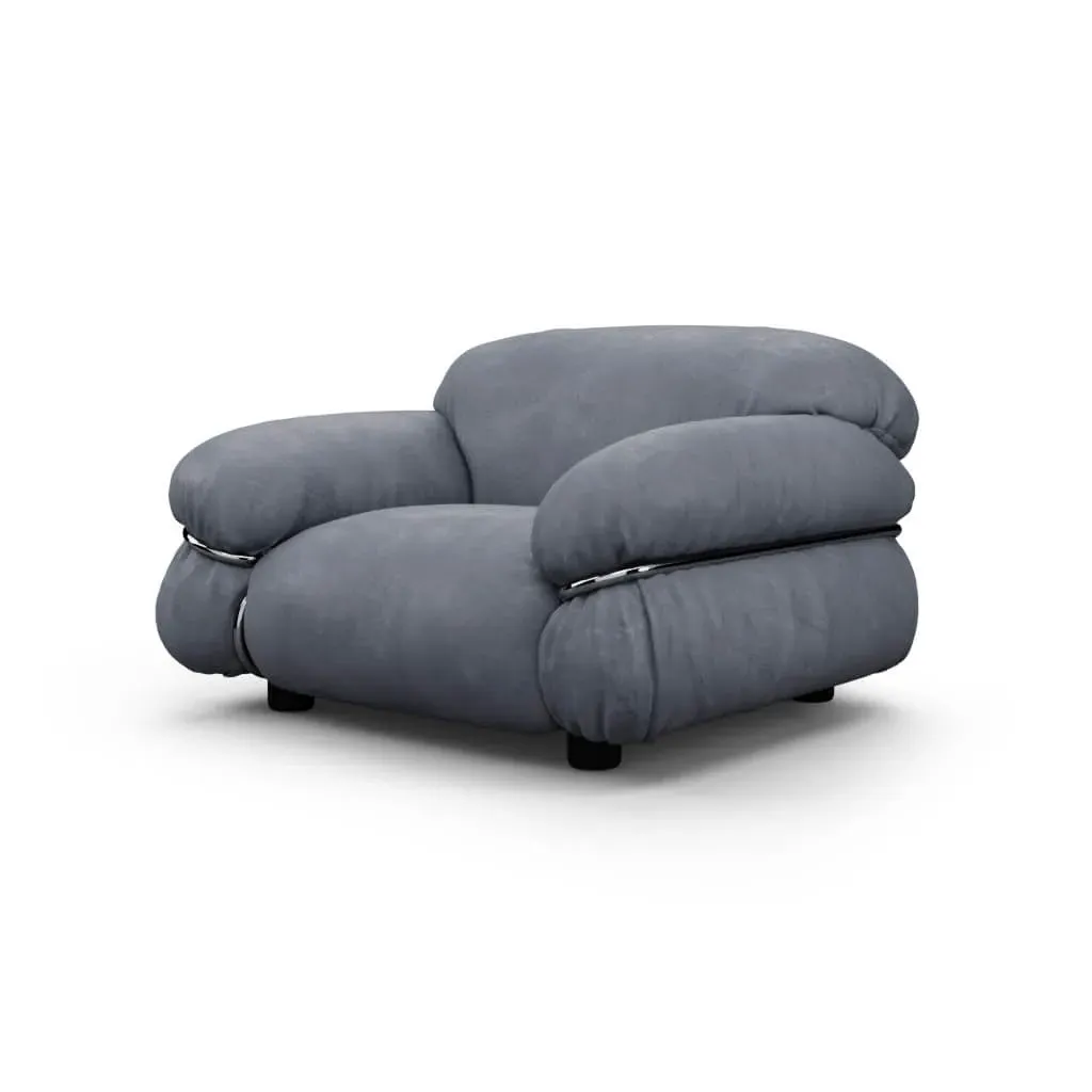 Sesann Single Sofa - Storm Grey, Vegan Leather product