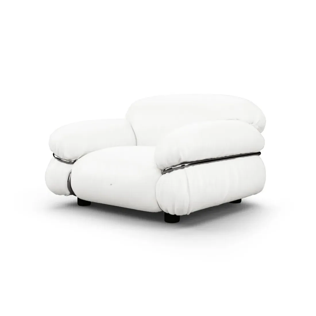 Sesann Single Sofa - White, Vegan Leather product
