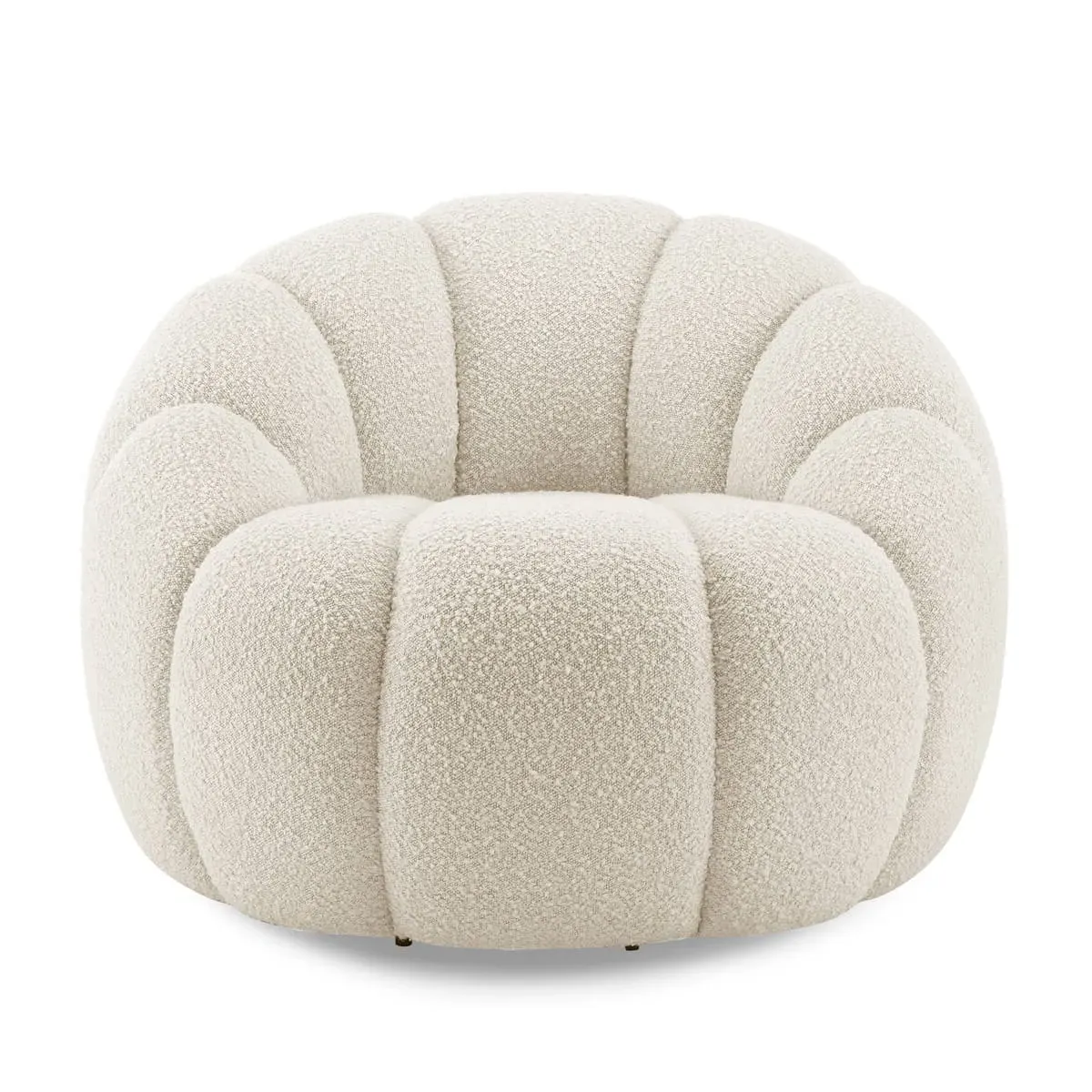 Soline Pumpkin Lounge Chair - Snow White, Boucle product
