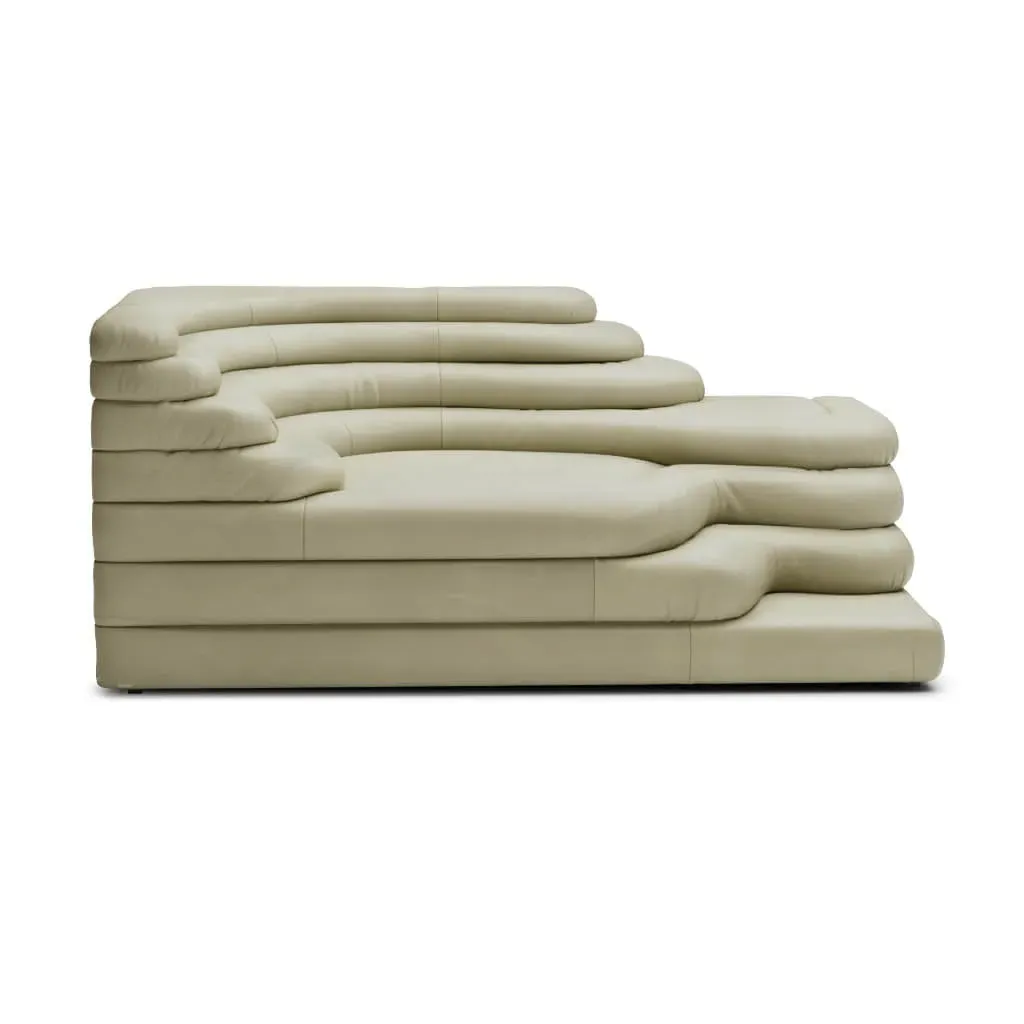 Terrazza Left-Facing Sofa - Stone Taupe, Vegan Leather product