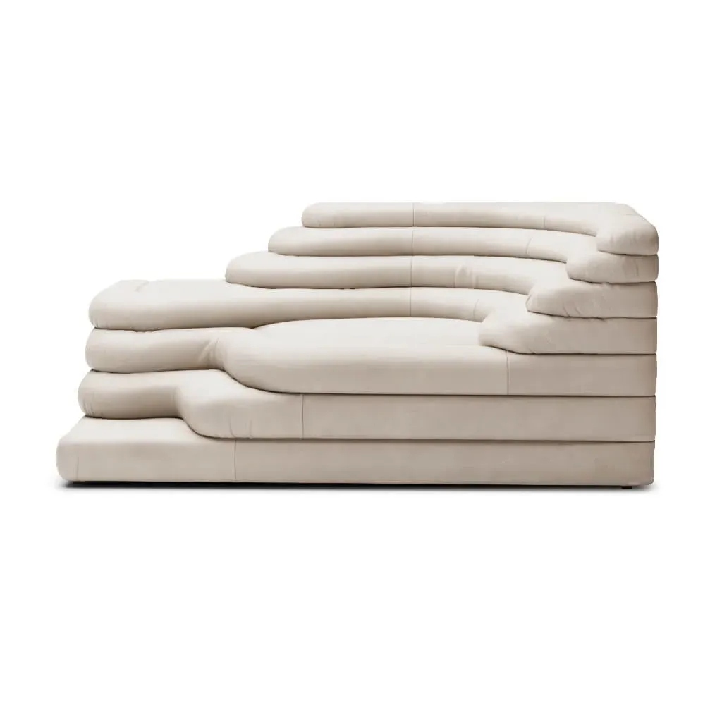Terrazza Right-Arm Sofa - Ivory Cream, Vegan Leather product