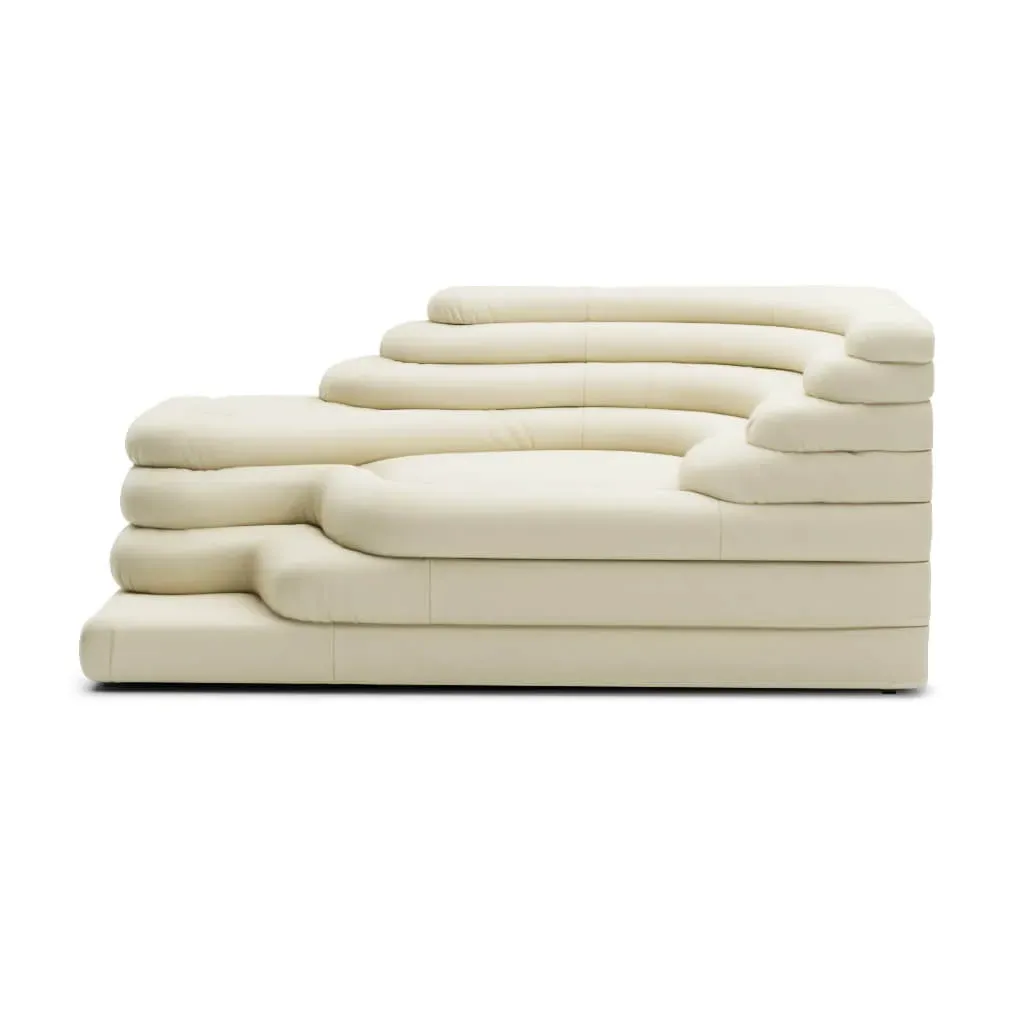 Terrazza Right-Facing Sofa - Bone, Aniline Leather product