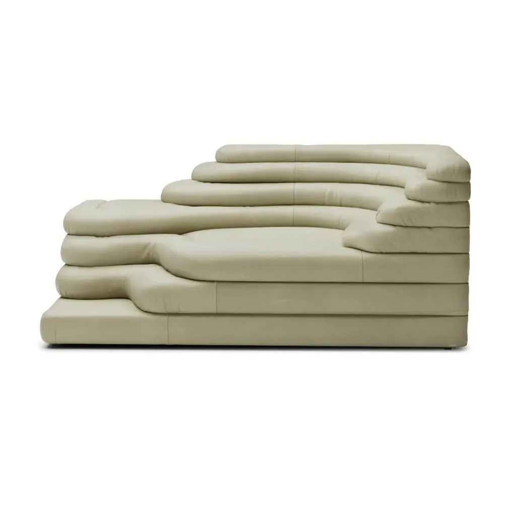 Terrazza Right-Facing Sofa - Stone Taupe, Vegan Leather product
