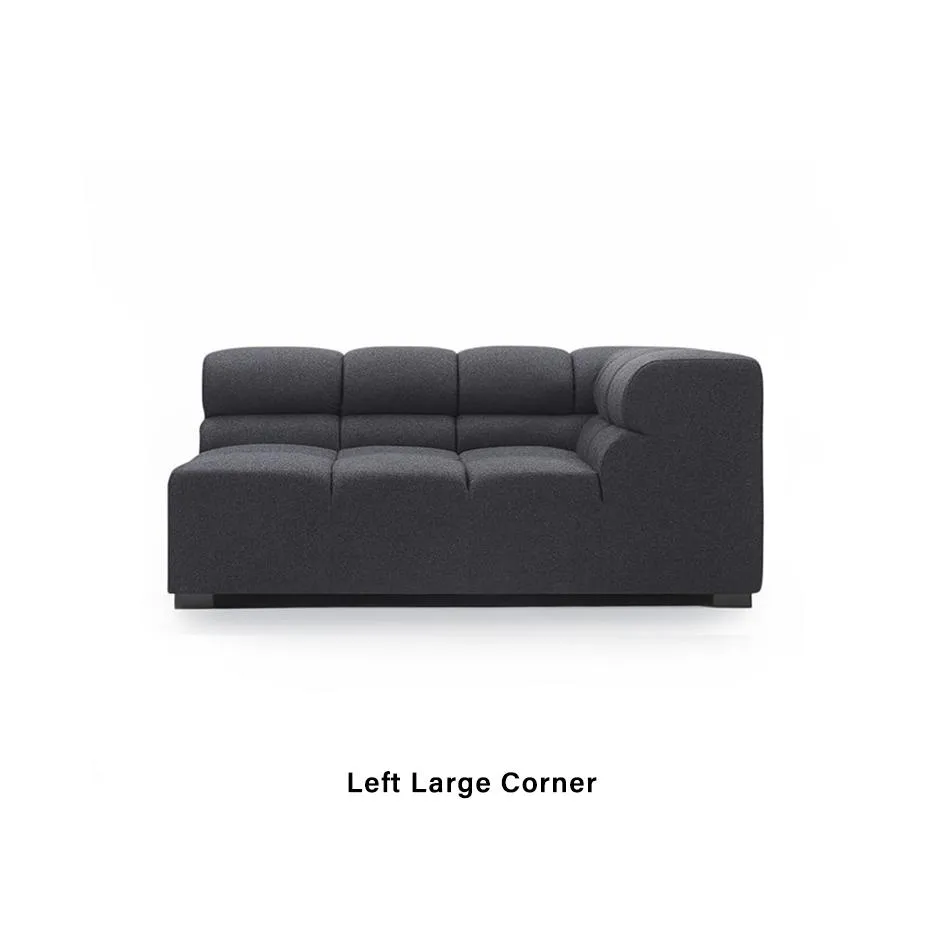 Tufted Large Corner Sofa - Sesame, Pebble Weave product