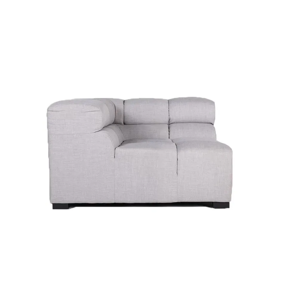 Tufted Left-Hand Corner Sofa - Sesame, Pebble Weave product