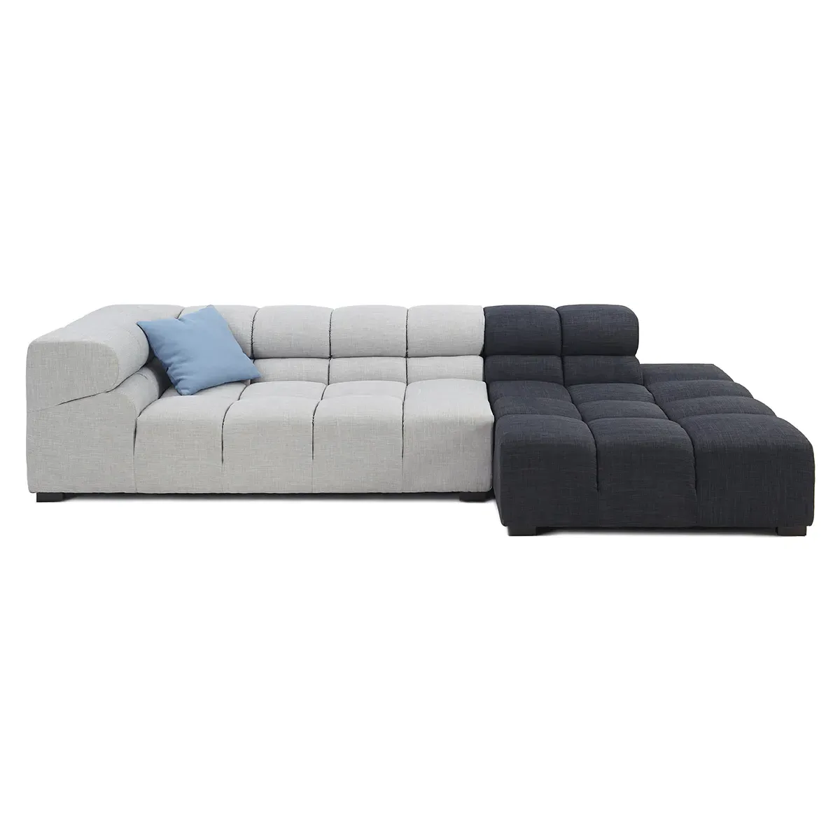 Tufted Sectional 003 Sofa - White, Boucle product