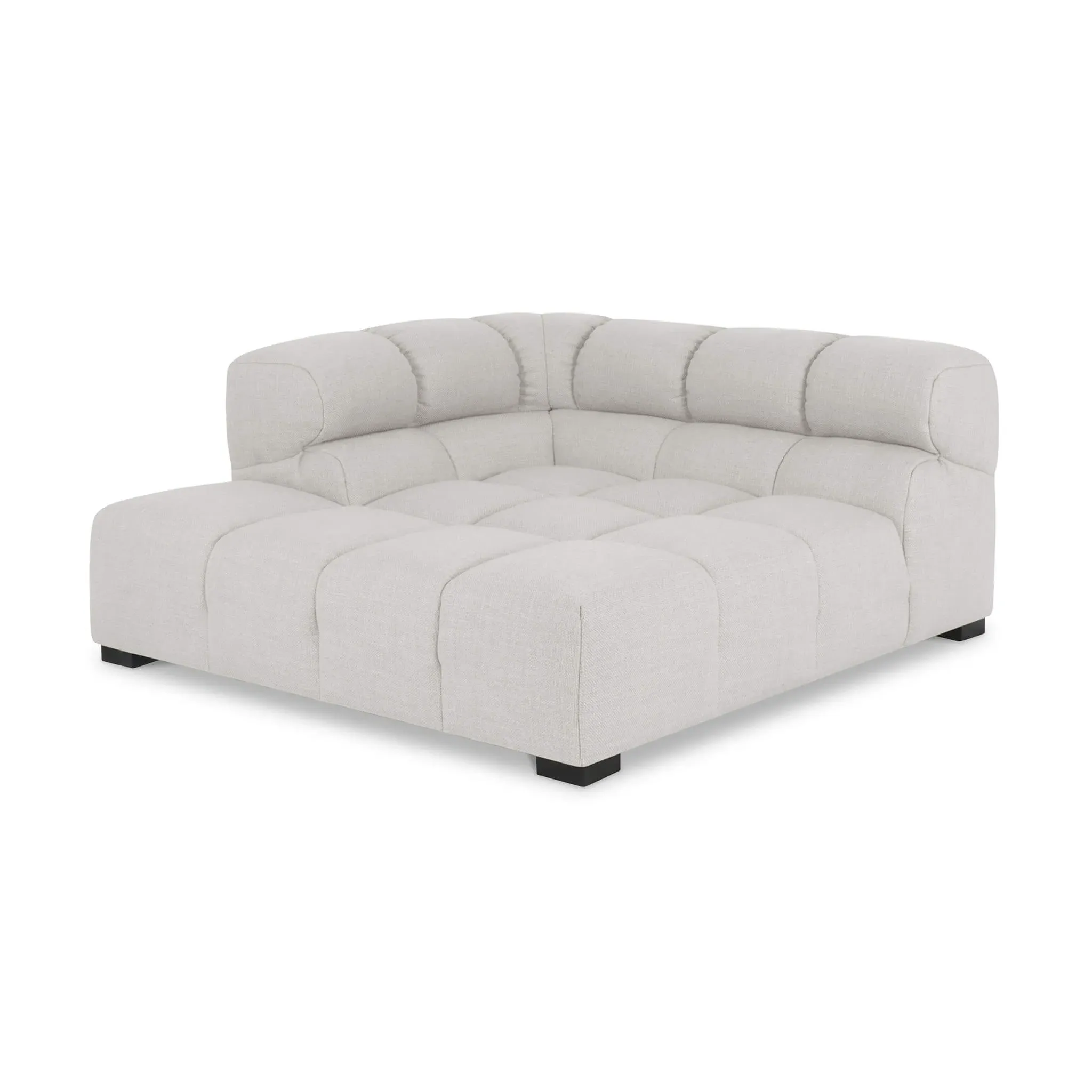 Tufted TF009 Deep Corner Half Sofa - Sesame, Pebble Weave product