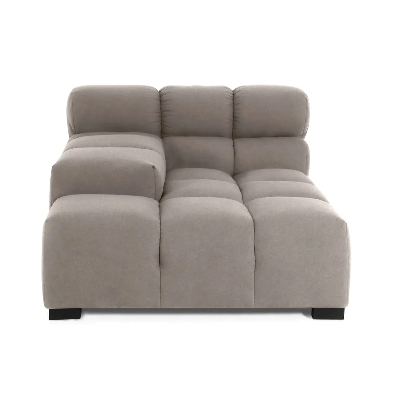 Tufted TF019 Deep Left Armrest Sofa Module - Light Grey, Performance Felt product
