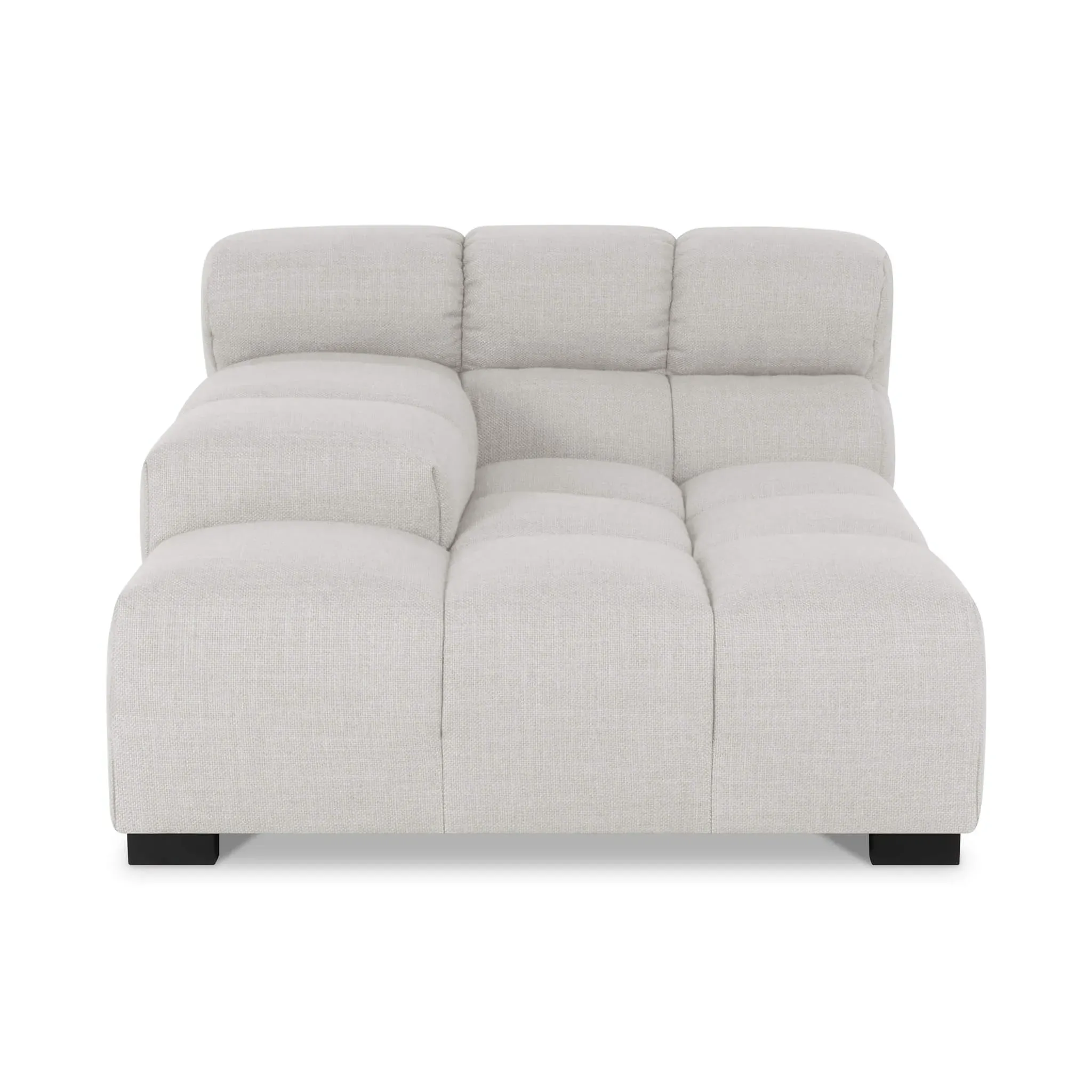 Tufted TF019 Deep Left Armrest Sofa - Sesame, Pebble Weave product