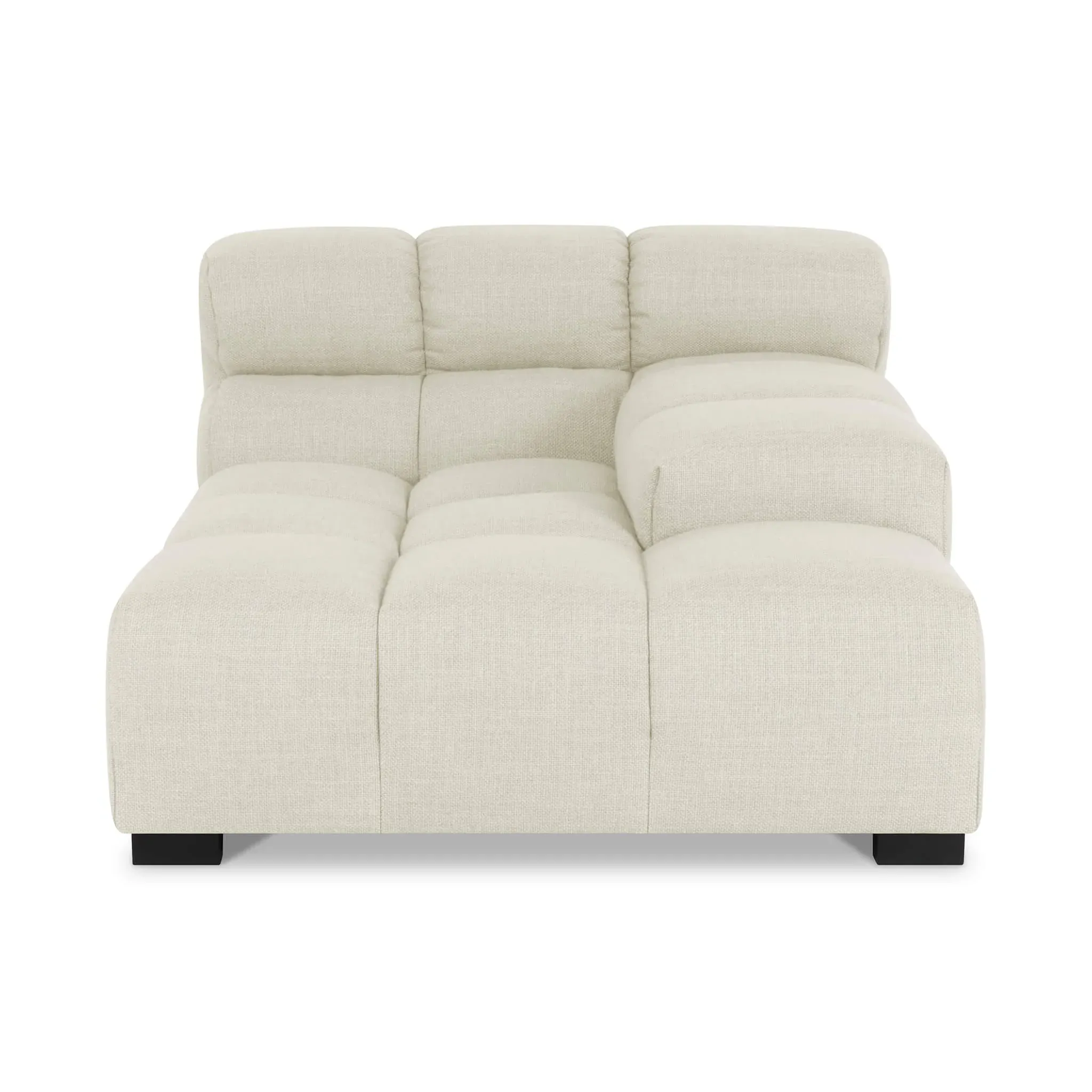 Tufted TF020 Deep Right Armrest Sofa - Glacier Pebble Weave product