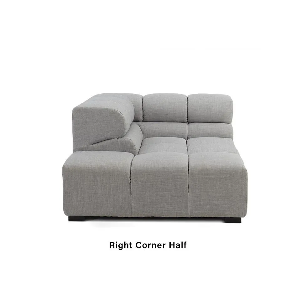 Tufted TF024 Right Corner Sofa - Glacier, Pebble Weave product
