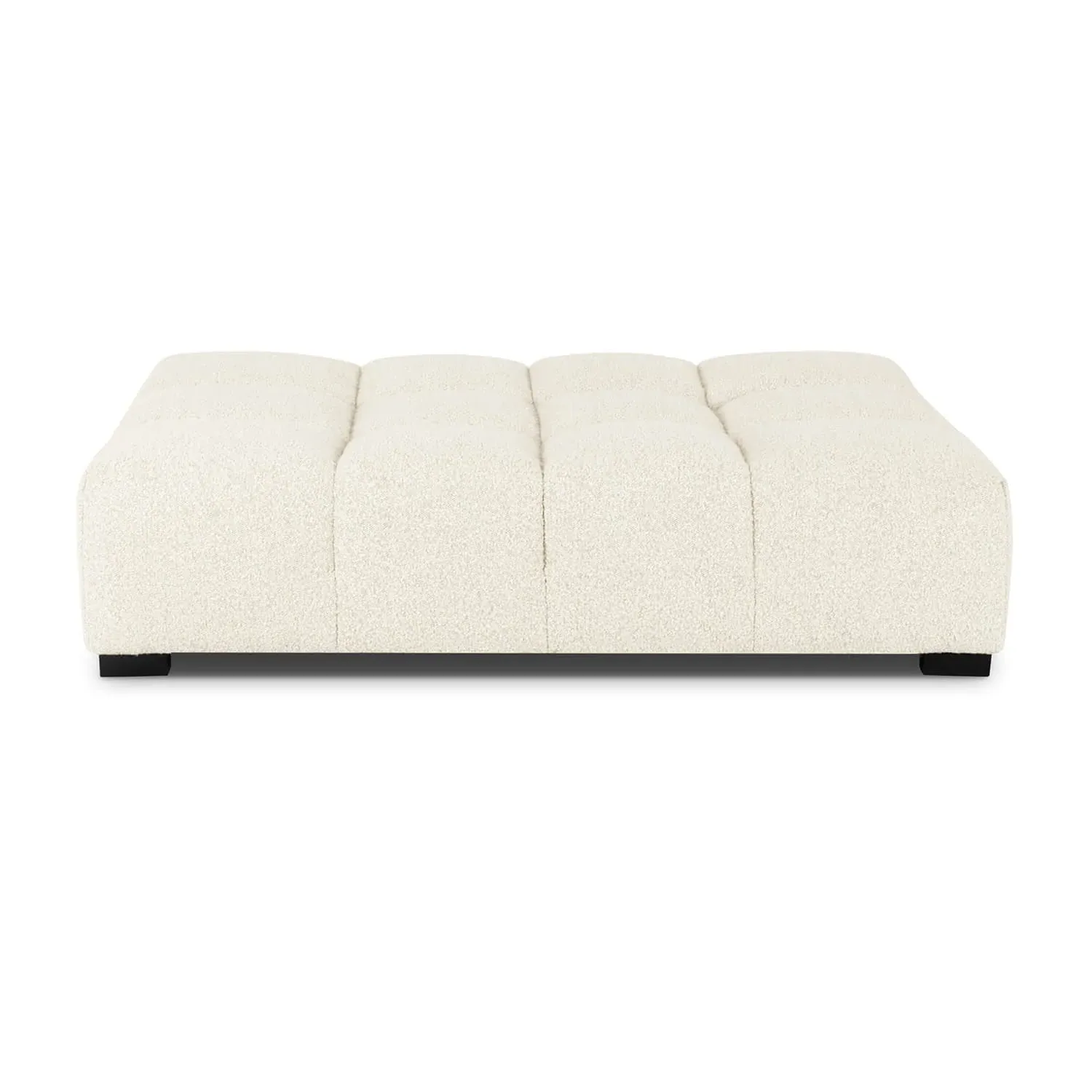 Tufted TF026 Extra Large Side Ottoman - Pearl, Boucle product