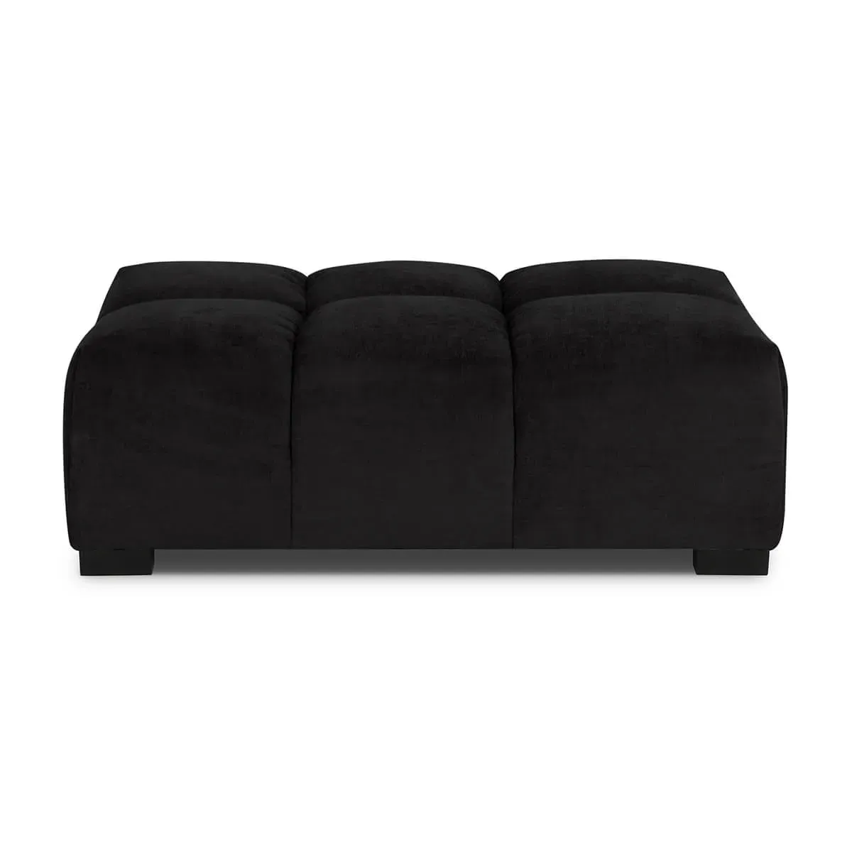 Tufted TF028 Side Ottoman Sofa - Black, Chenille product