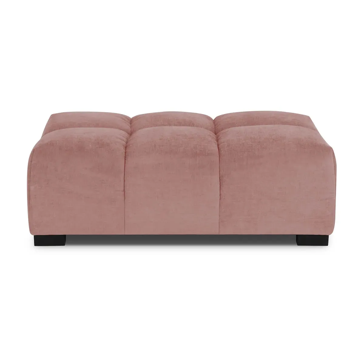 Tufted TF028 Side Ottoman Sofa - Dusty Rose, Chenille product