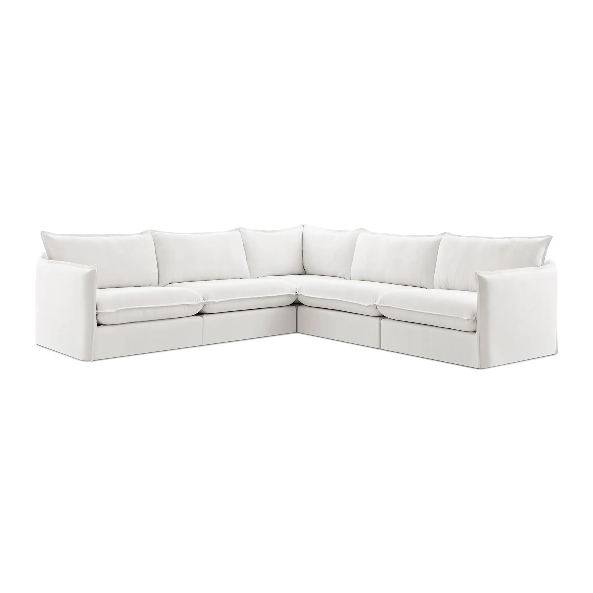 Wabi-Sabi Slipcovered Modular Sectional Sofa - Flax, Linen product