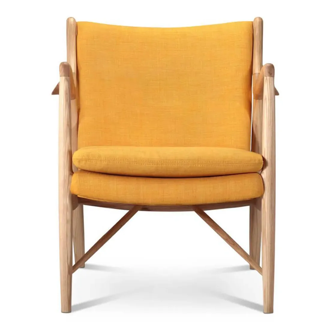 45 Chair - Black, Aniline Leather Walnut product
