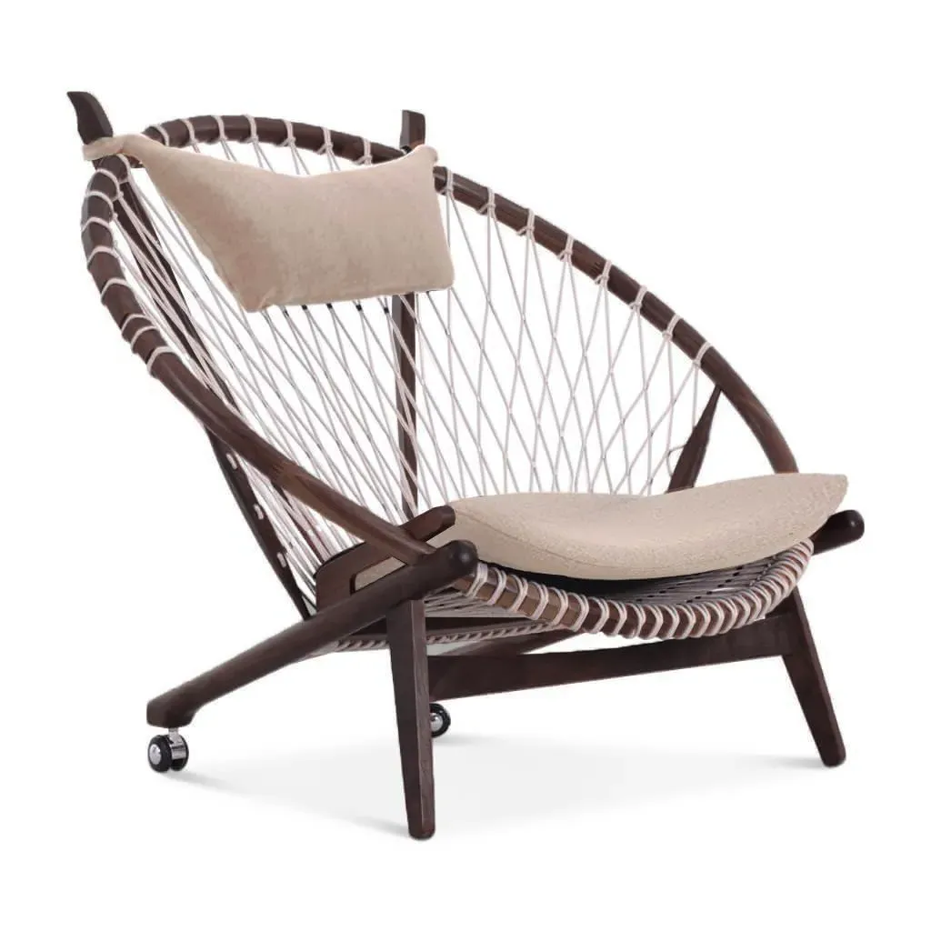 Circle Chair - Cape Sands Cashmere, American Walnut product