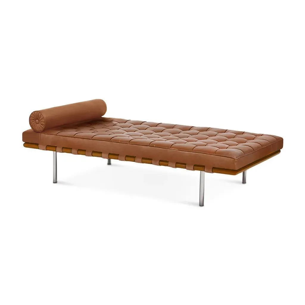 Barcelona Pavilion Daybed - Brown, Leather product